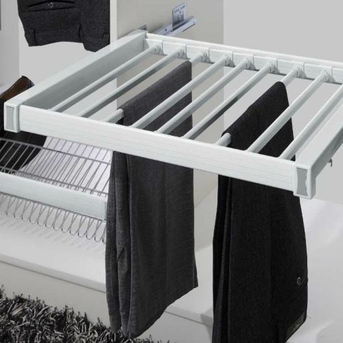 Pantalonero Horiz. Mod.: 600mm Blanco