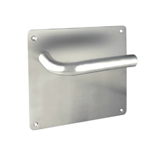 Juego Manivela "L" C/Placa 170x170mm Acer.Inox