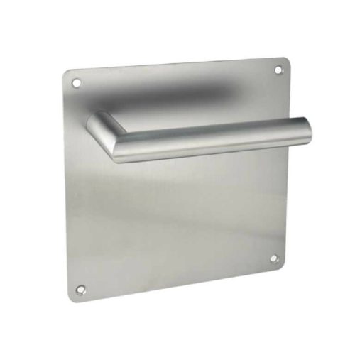 Jgo. Man. "L Recta" C/Placa 170x170mm Acer.Inox