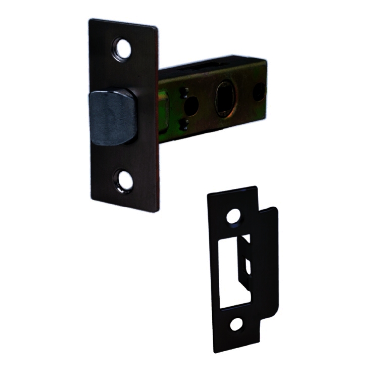 Picaporte Tubular de Paso NEGRO 45mm